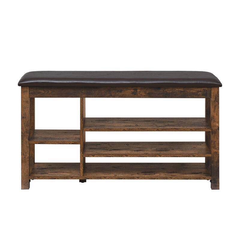 Height-Adjustable Long Shoe-Changing Bench