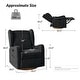 preview thumbnail 16 of 33, Remo Modern Electric Waterproof Nursery Swivel Glider Recliner with Built-in Nightlight and USB ports Set of 2 by HULALA HOME