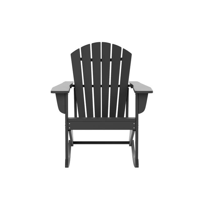 Laguna Classic Seashell Rocking Chair - Gray