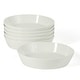 preview thumbnail 3 of 6, Martha Stewart Selma 6-Piece 41oz 8 Inch Large Pasta Bowls Porcelain Ceramic Chip and Scratch Resistant Shallow Bowls