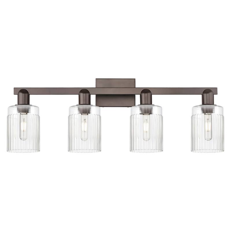 Innovations Lighting 716-4W-11-32 Hadley Vanity Hadley 4 Light 32" - Oil Rubbed Bronze / Clear