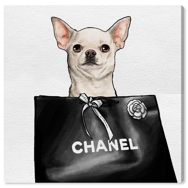 Oliver Gal 'Chihuahua Glam' Animals Wall Art Canvas Print