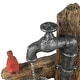 preview thumbnail 6 of 11, Resin Puppies and Water Faucet Outdoor Fountain with LED Light