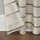 preview thumbnail 19 of 20, Clean Window Twill Stripe Anti-Dust Linen Blend Sheer Curtain Panel, Single Panel