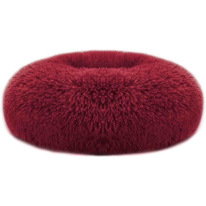 Pet Dog Bed Soft Warm Fleece Puppy Cat Bed Dog Cozy Nest Sofa Cushion - 23.62 in * 23.62 in * 3.94 in