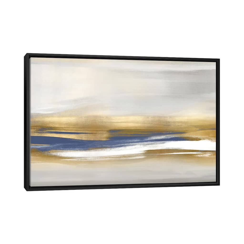 iCanvas "Gold Rush Blue I" by Jake Messina Framed Canvas Print