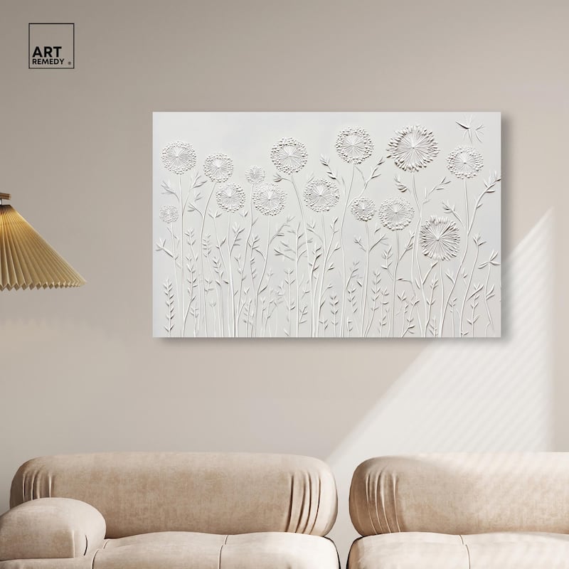 Floral Lace II Canvas by Art Remedy, Gallery Wrapped