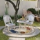 preview thumbnail 5 of 50, Contemporary Aluminum 3-piece Kid's Patio Outdoor Table and Chair Set by Furniture of America
