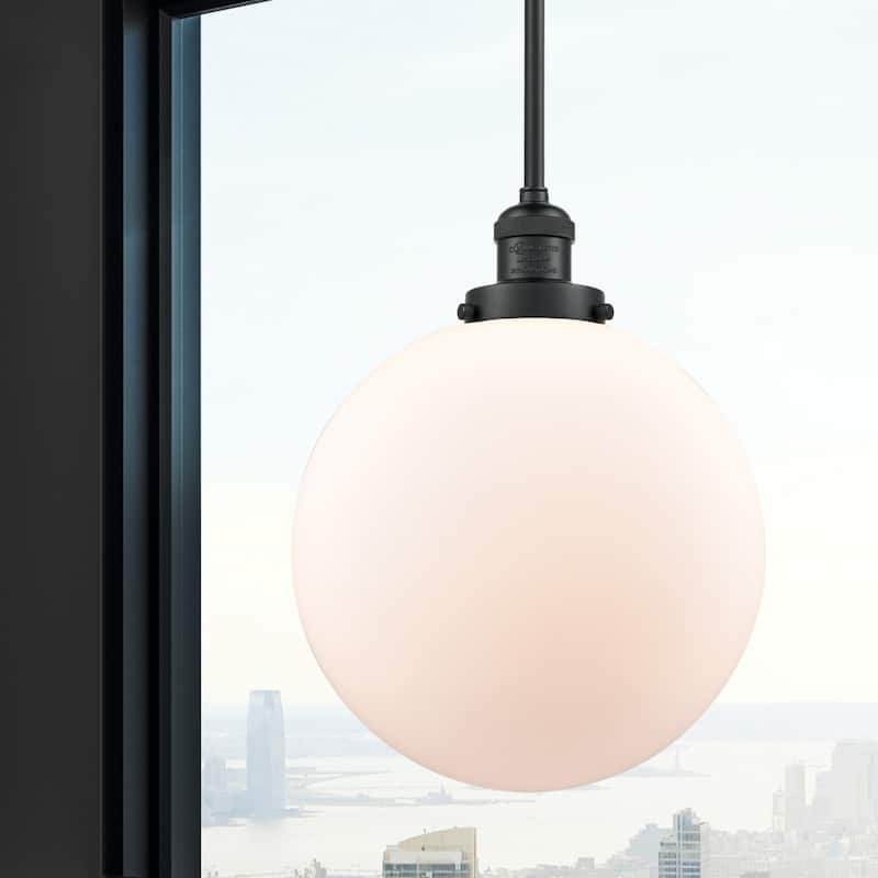 Innovations Lighting Franklin Restoration Beacon - 1 Light 12" Stem Hung Mini Pendant