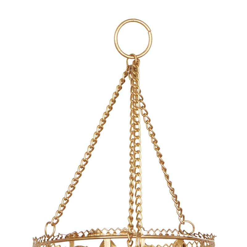 Brown Iron Traditional Windchime 35 x 5 x 5
