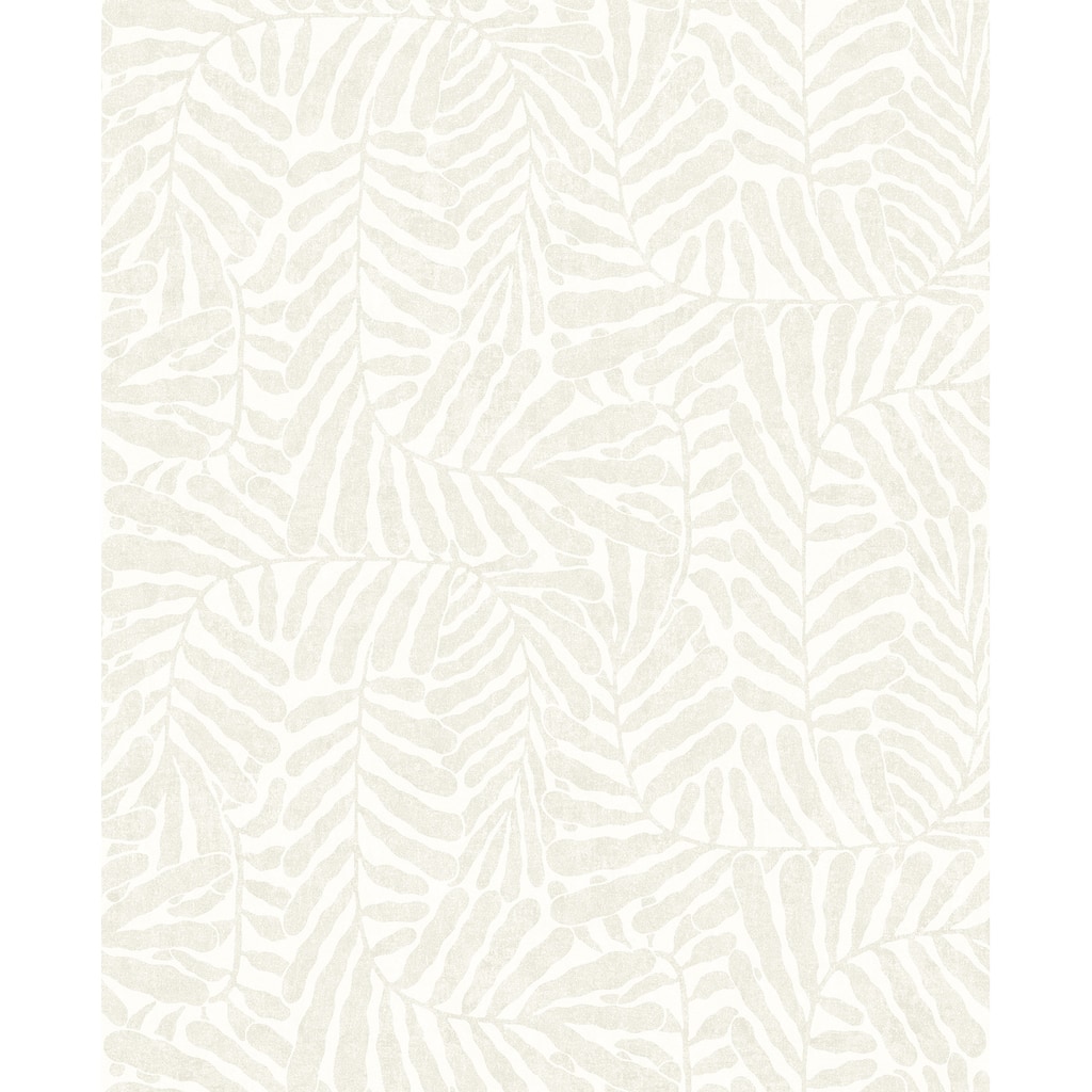 A-Street Prints Gabriel Pearl Fern Wallpaper