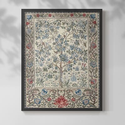 Vintage Abstract Print CLXVI -Framed Print