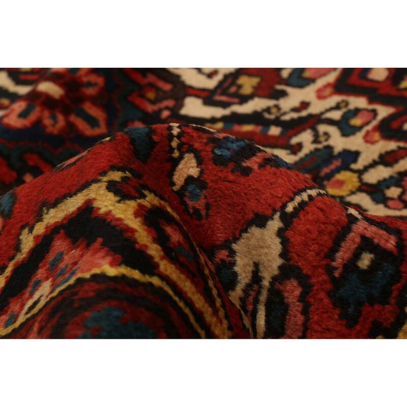 ECARPETGALLERY Hand-knotted Kayseri Vintage Red Wool Rug - 4'6 x 6'6