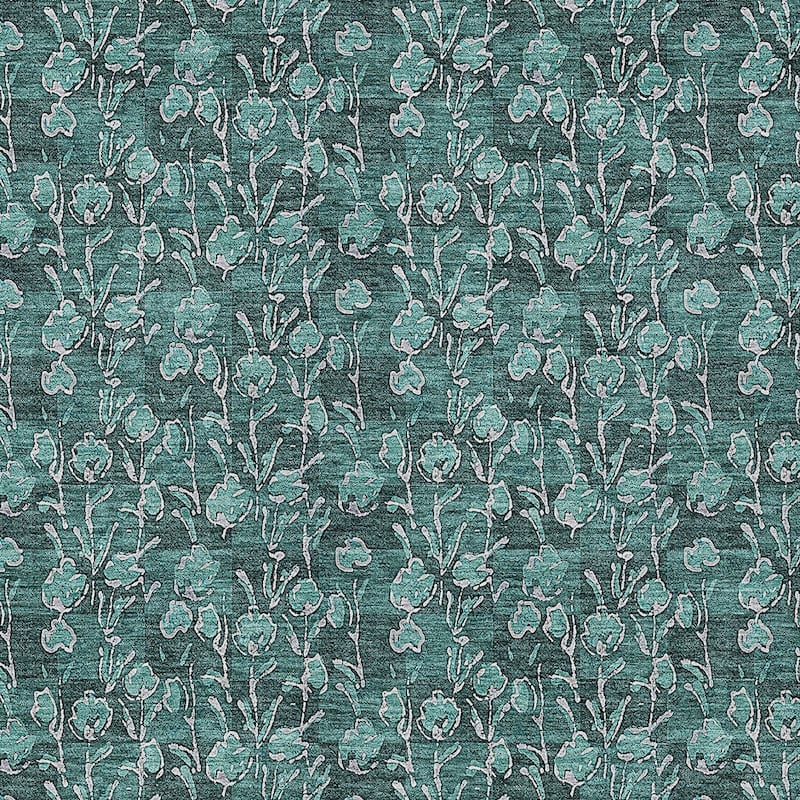 HomeRoots Floral Transitional Rectangle Outdoor Rug
