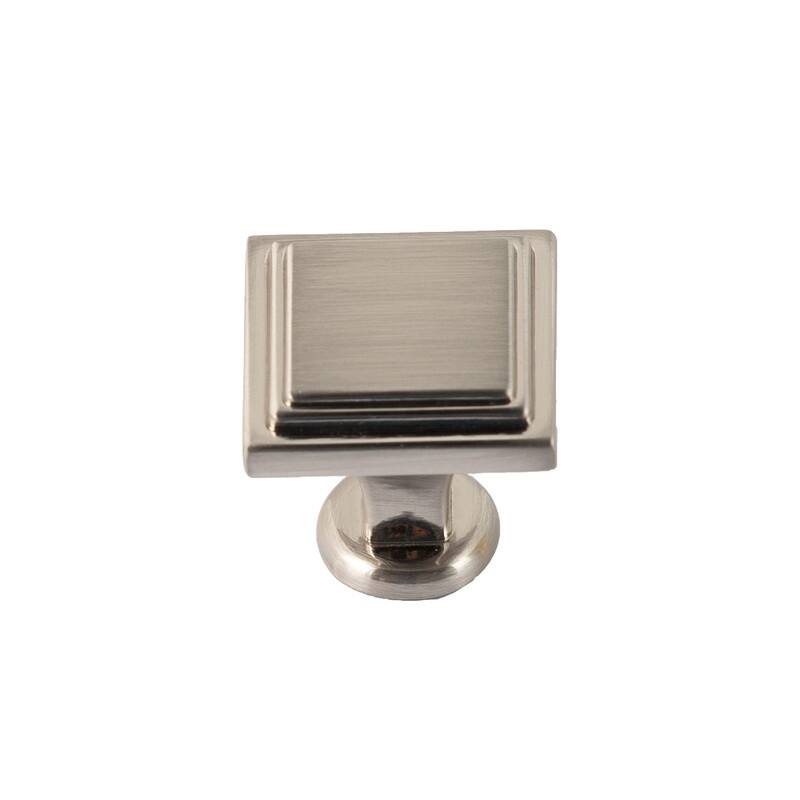 Utopia Alley Valetta Cabinet Ring Pull Knob -Brushed Nickel Drawer Pull Knobs 0.94" - 25 pack - Brushed Nickel