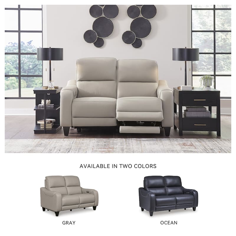 Signature Design by Ashley Mercomatic Power Reclining Loveseat - 62"W x 40"D x 42"H