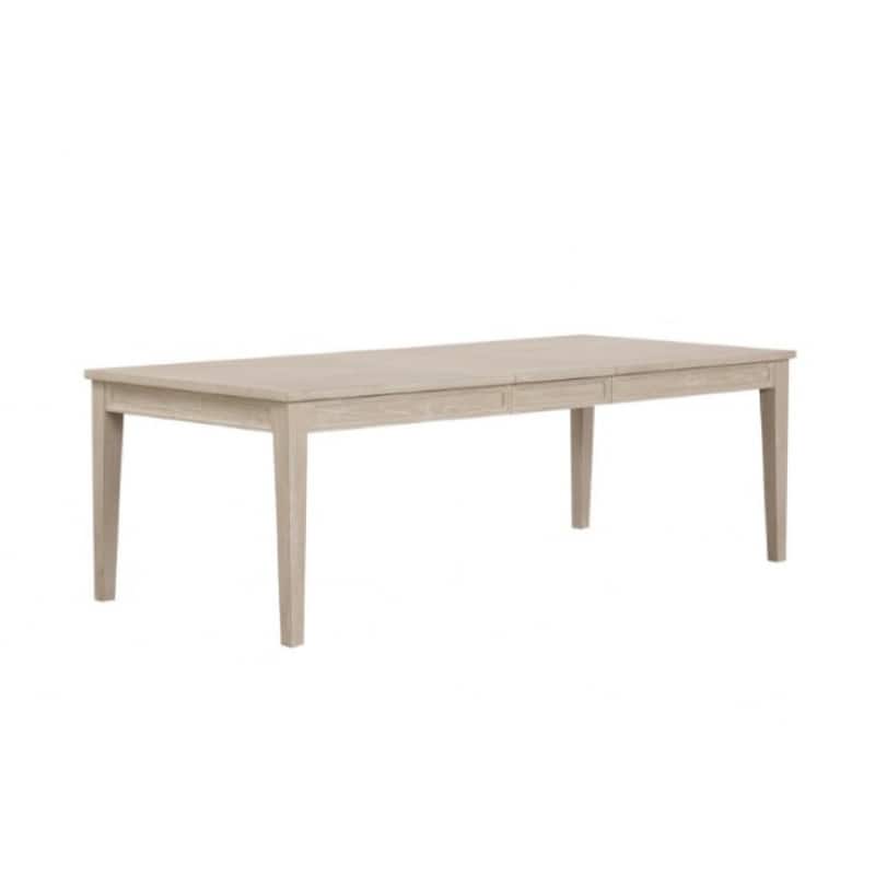 Rozie 72-90 Inch Extendable Dining Table, Farmhouse Light Oak Brown