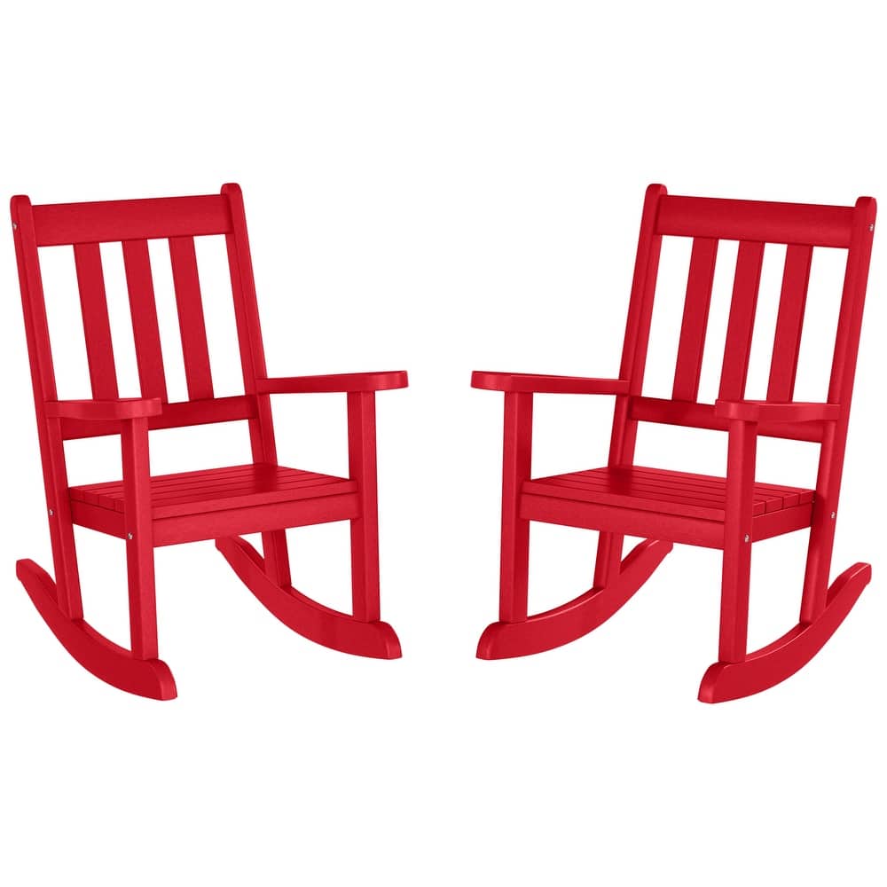 Laguna Kids Outdoor Poly Rocking Chair (Set of 2)