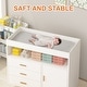 preview thumbnail 5 of 5, 3-Drawer Baby Changing Table with Removable Changing pad