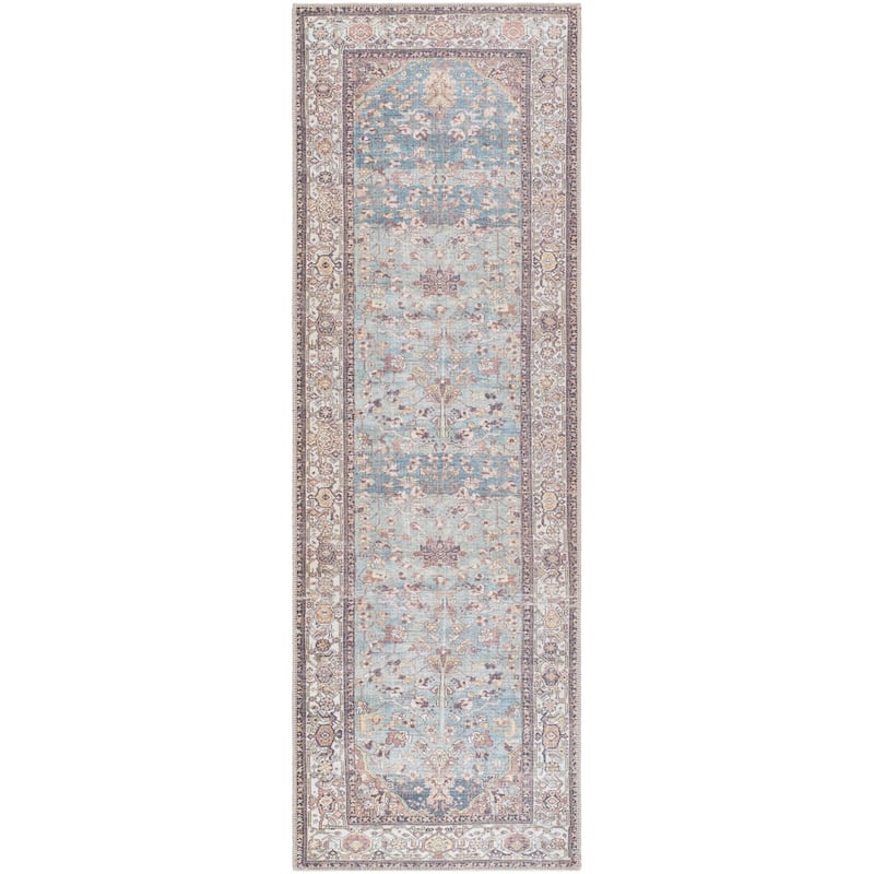Livabliss Amelie Traditional Border Indoor/Outdoor Area Rug