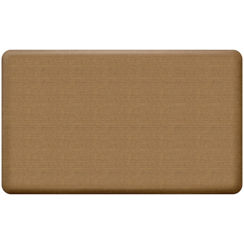 Designer Comfort Grasscloth Anti-Fatigue Kitchen Mat