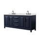 Option Dark Blue, Black Trim, Giotto Quartz Top