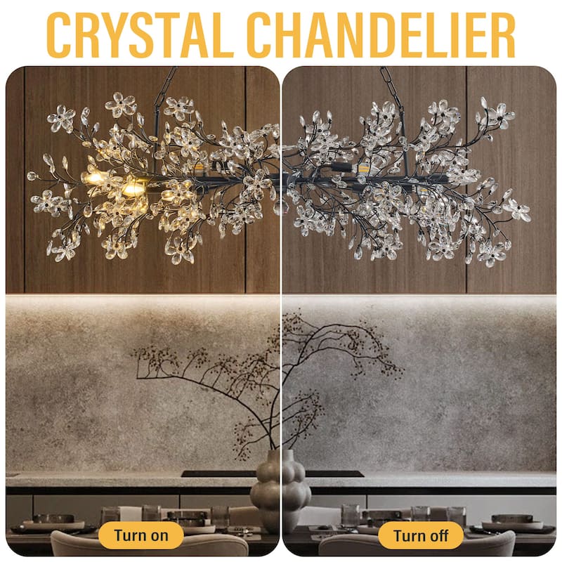 KAYLA D800/D1000/L1300 Tree Branch Chandelier Dining Pendant - Copper Color