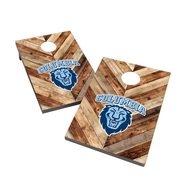 slide 2 of 5, Columbia University Lions 2x4 Cornhole Boards Include Carrying Case