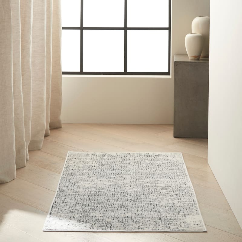 Calvin Klein Vapor Area Rug - 2'2" x 3'9" - Ivory/Black