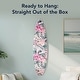 preview thumbnail 37 of 76, American Art Decor Surfboard Plaque Wall Sign