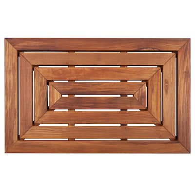 Nordic Style Premium Oiled Teak Shower Mat