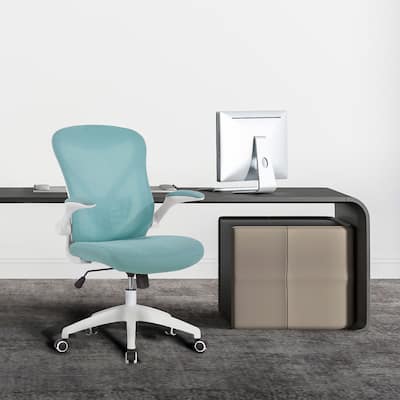 Porthos Home Cole Ergonomic Mesh Office Chair with Nylon Base and Tilt Mechanism