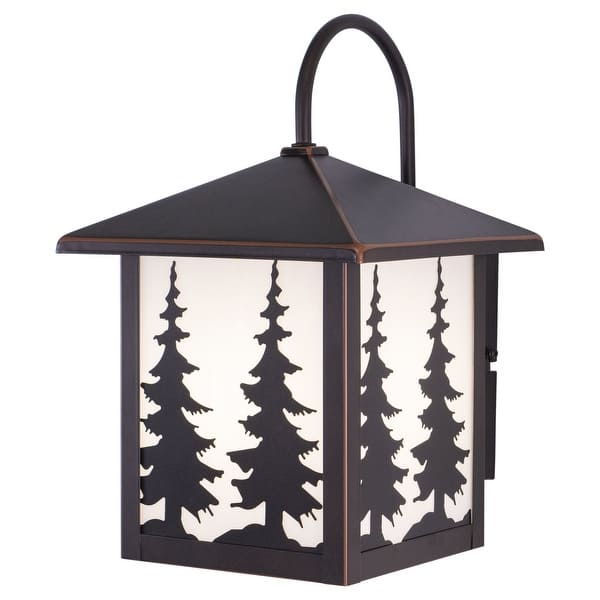 slide 2 of 11, Vaxcel Lighting Yosemite Outdoor 1 Light Outdoor Wall Sconce - 8 Burnished Bronze