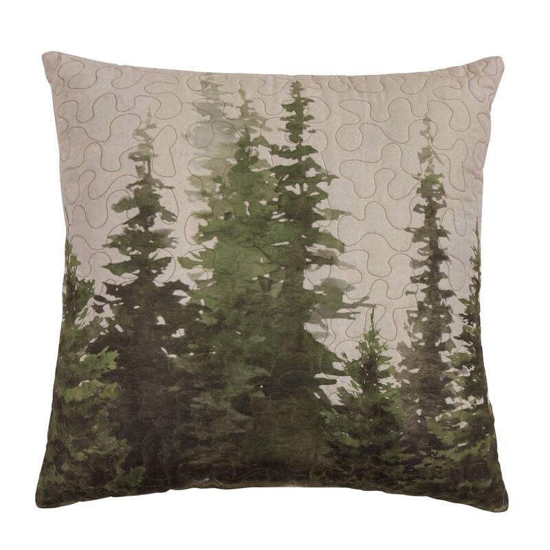 Donna Sharp Bear Panels "Tree" Decorative Pillow