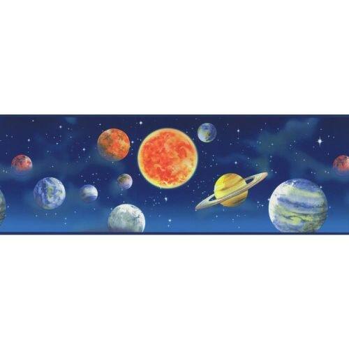 Shop York Wallcoverings Lk1620b Planets Border Overstock 17881616
