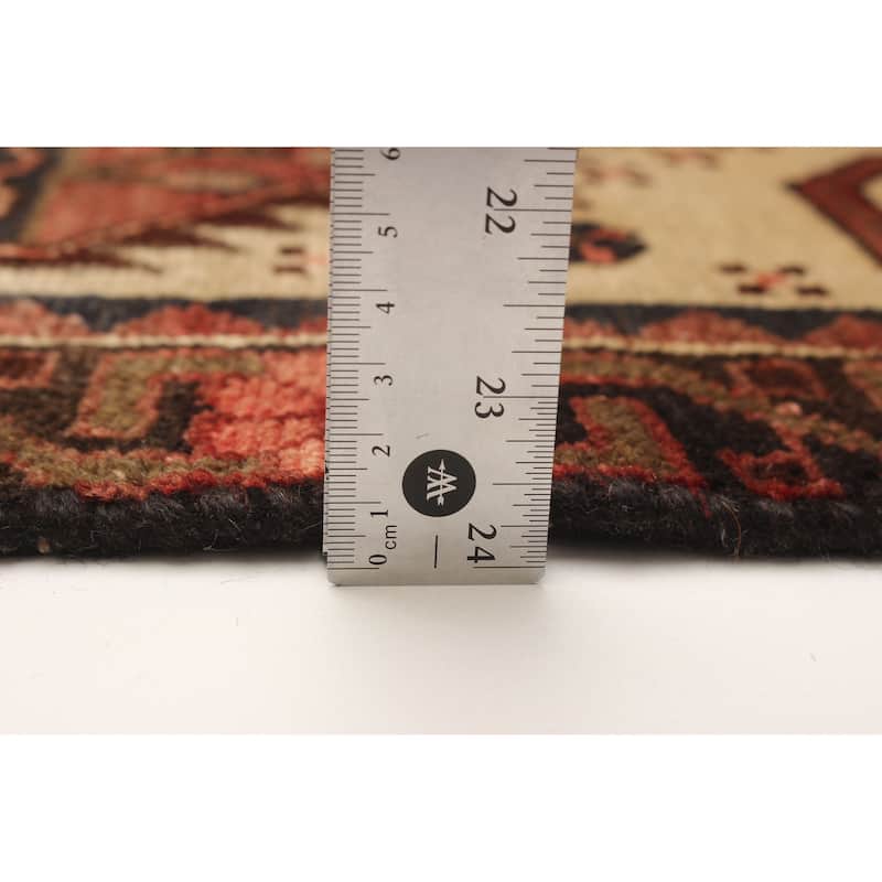 ECARPETGALLERY Hand-knotted Anadol Red Wool Rug - 3'9 x 10'11