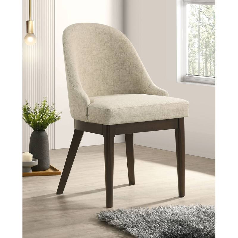 Blakely Beige Upholstered Dining Side Chair (Set of 2)