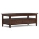 preview thumbnail 25 of 76, WYNDENHALL Norfolk Wood Transitional Coffee Table - 48 Inches wide
