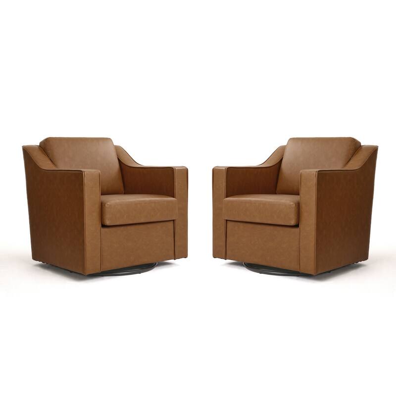 2 Set Modern Swivel Accent Arm Chair for Living Room