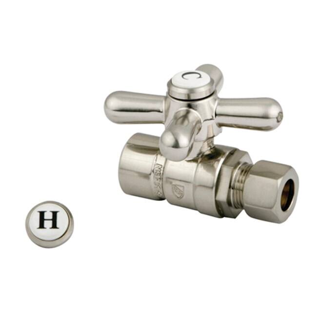 Kingston Brass Vintage Straight Stop with 1/2 Inch Sweat, 3/8 Inch OD