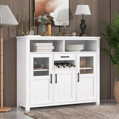 Retro Sideboard Multifunctional Kitchen Buffet Cabinet