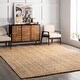 preview thumbnail 1 of 59, nuLOOM Braided Reversible Jute Area Rug 10' x 13' - Natural