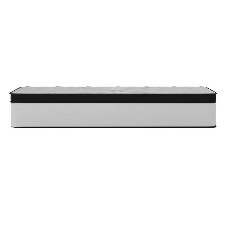 12" Hybrid Firm Pocket Spring Mattress in a Box - White