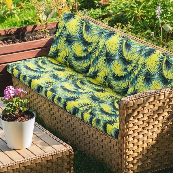 6 Pcs Outdoor Cushion Covers 23x25x4 Patio Cushions Covers Replacement Waterproof with Zipper Covers Only On Sale Bed Bath Beyond 39381638