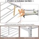 preview thumbnail 16 of 17, Costway Twin Metal Daybed Frame with Slats Classic Mattress Foundation
