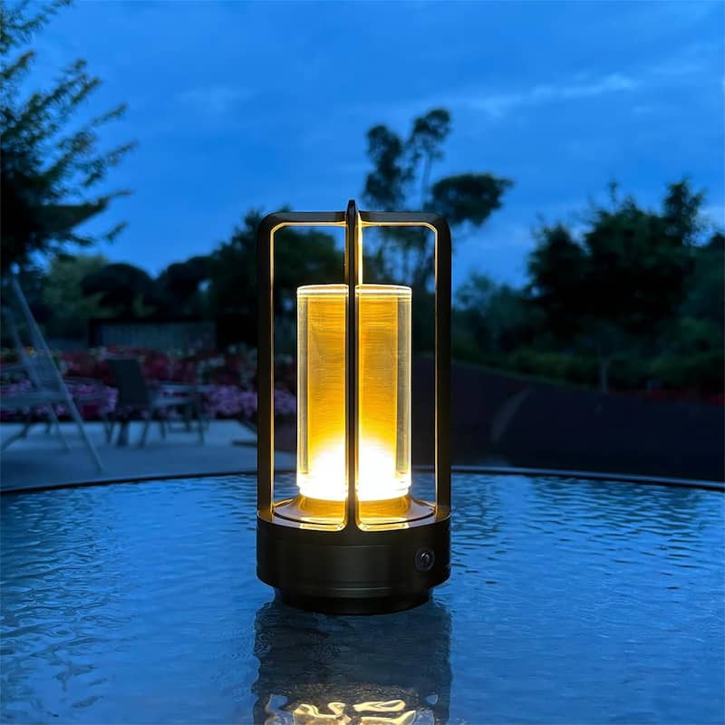 4000 mAh Rechargeable Outdoor Table Lamp Cordless