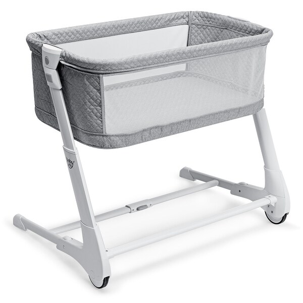 gray baby bassinet