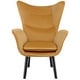 preview thumbnail 93 of 92, Upholstered Wingback Armchair Leisure Accent Chair, Single - 40.55" H x 28.34" W x 33.1" D