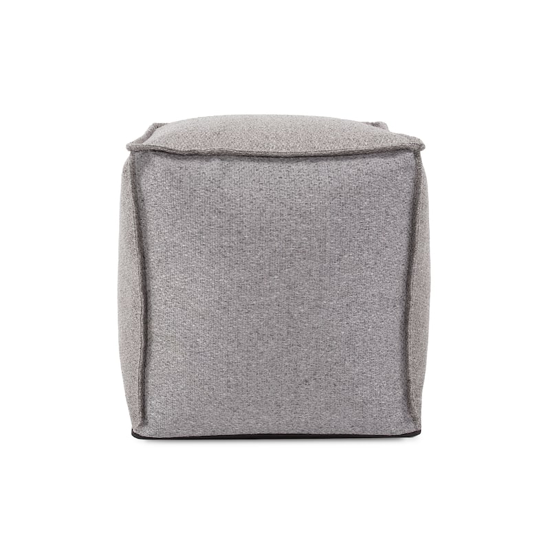 Allan Andrews Square Pouf Panama Stone