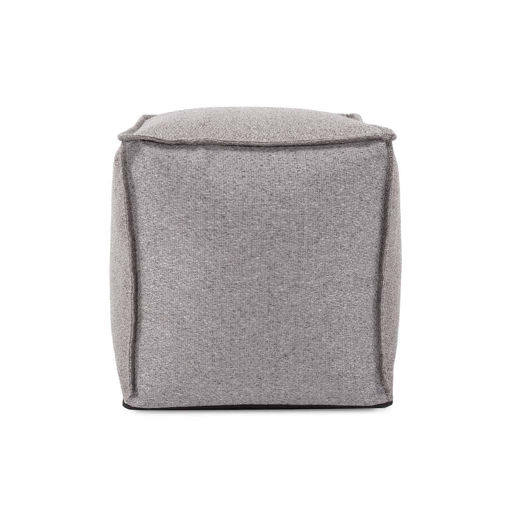 Allan Andrews Square Pouf Panama Stone